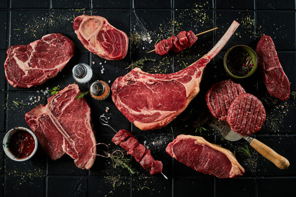 Whole Beef Share with 400-415 lbs of beef - 50% ground beef, 20% premium steak, %30 other steak/ roast/ other cuts